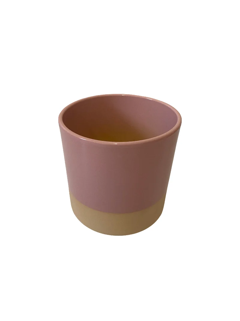 Cilinder Smooth Flowerpot Pink 17cm