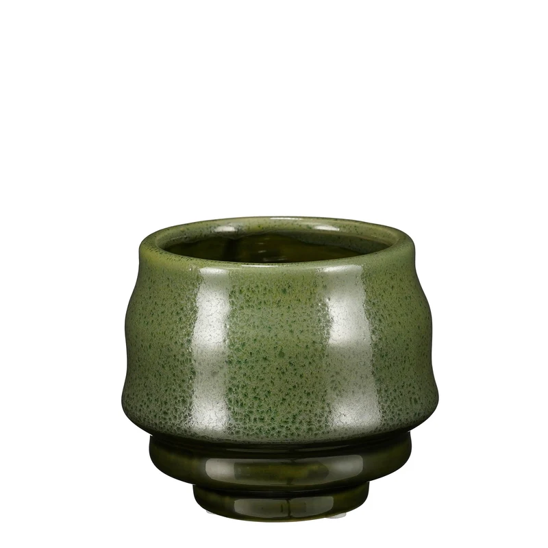 Bowie pot rond groen - h11xd13cm