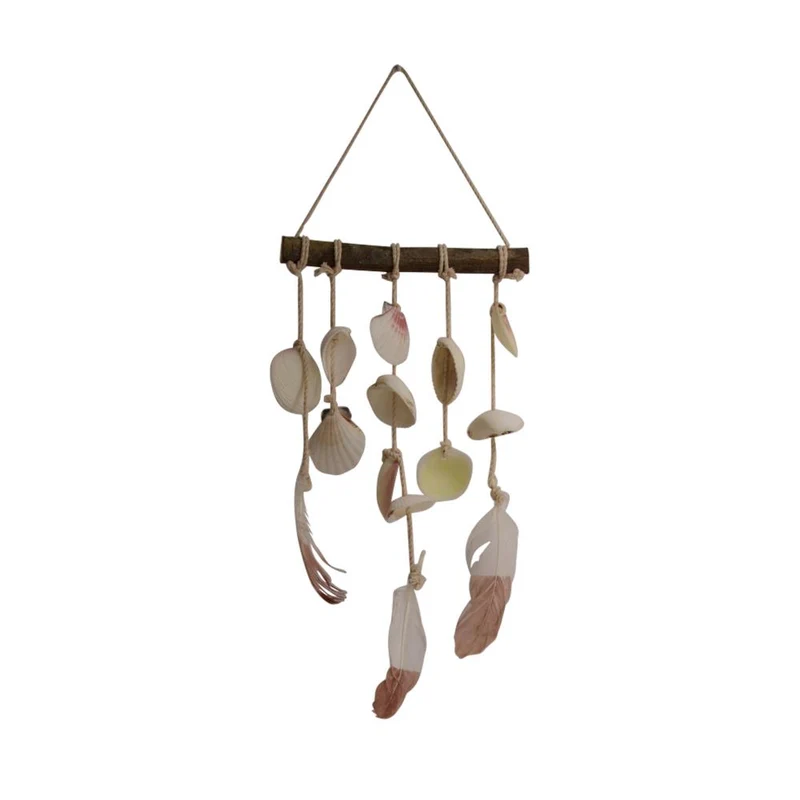 Mobile nature with shells 18x1.7x40cm Natural