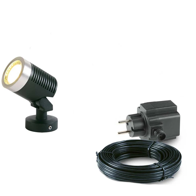 1x LED grond spot - 12V - 5 watt - complete set