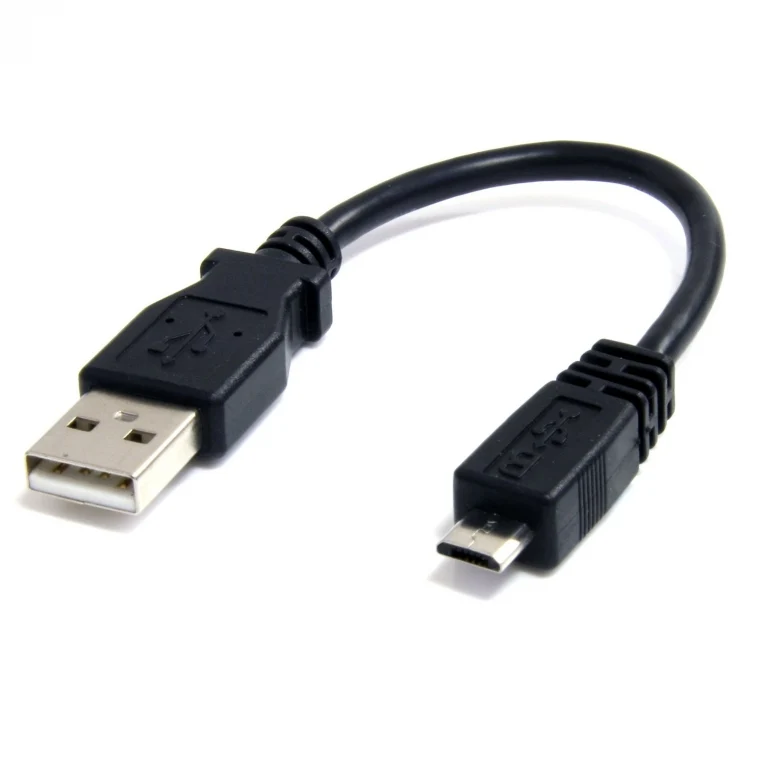 Micro USB Kabel 20CM zwart grijs