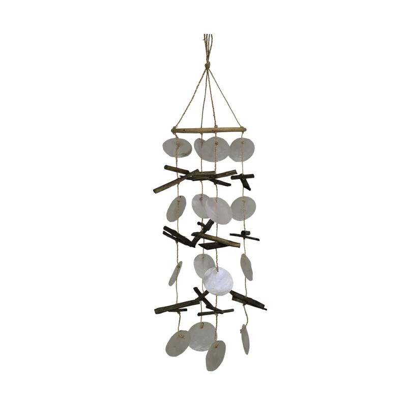 Mobile capiz nature 20.5x20.5x65cm Natural