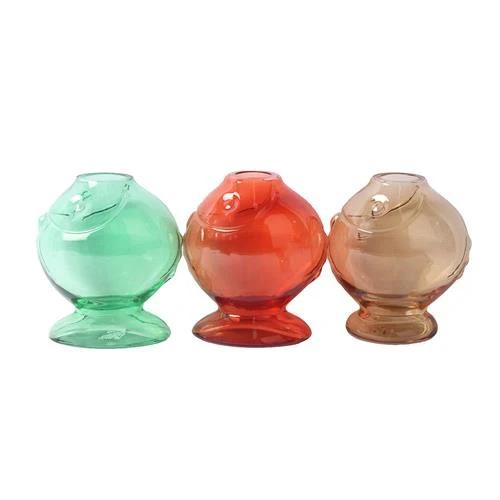 Vase Barra Glass 3 assorti 15x11x16cm