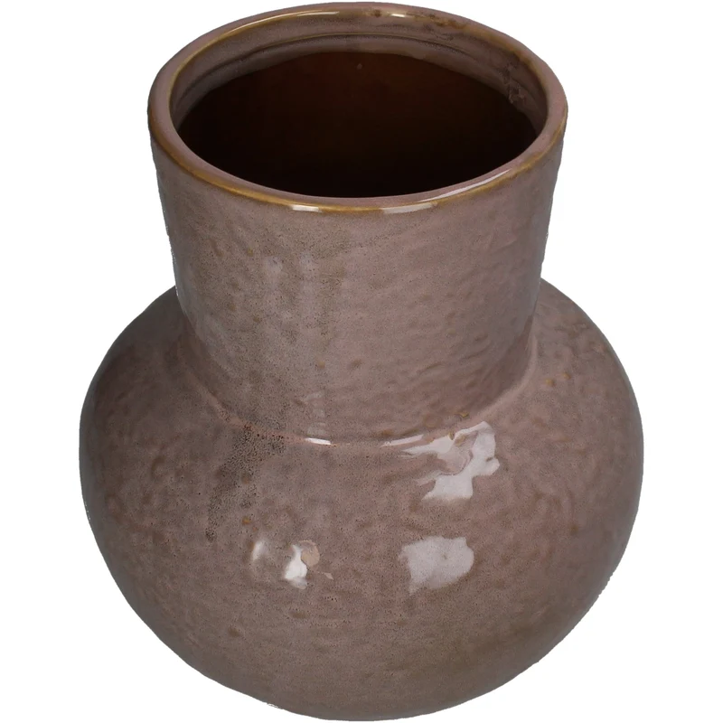 Vase Stoneware Old Pink 23.5x23.5x25.5cm