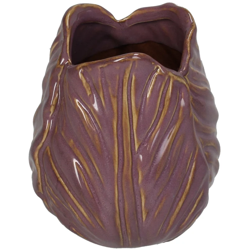 Vase Stoneware Lilac 10x10x11cm