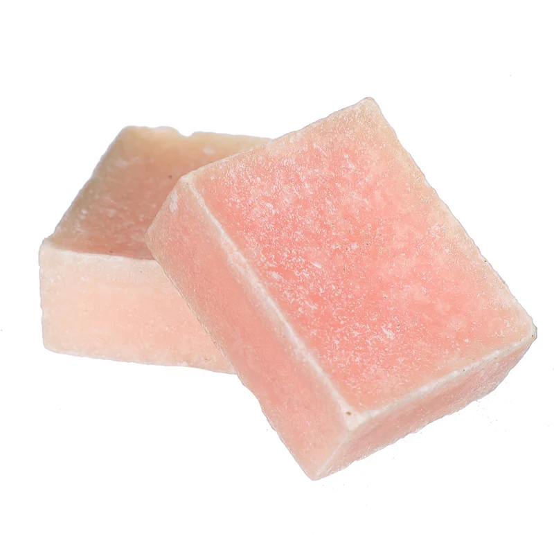 Amberblok rose 4x3x2cm Display á 24 stuks