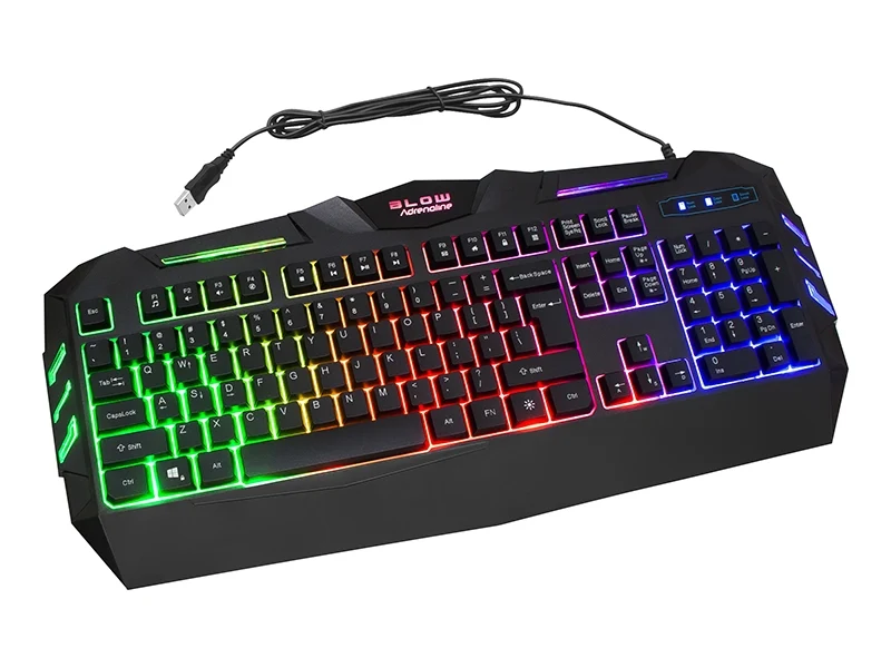 Gaming LED Toetsenbord Hurricane - LED Backlight - Zwart
