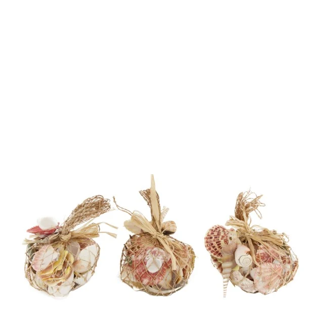 Shell in net 300gr nature 13x13x13cm Natural mix