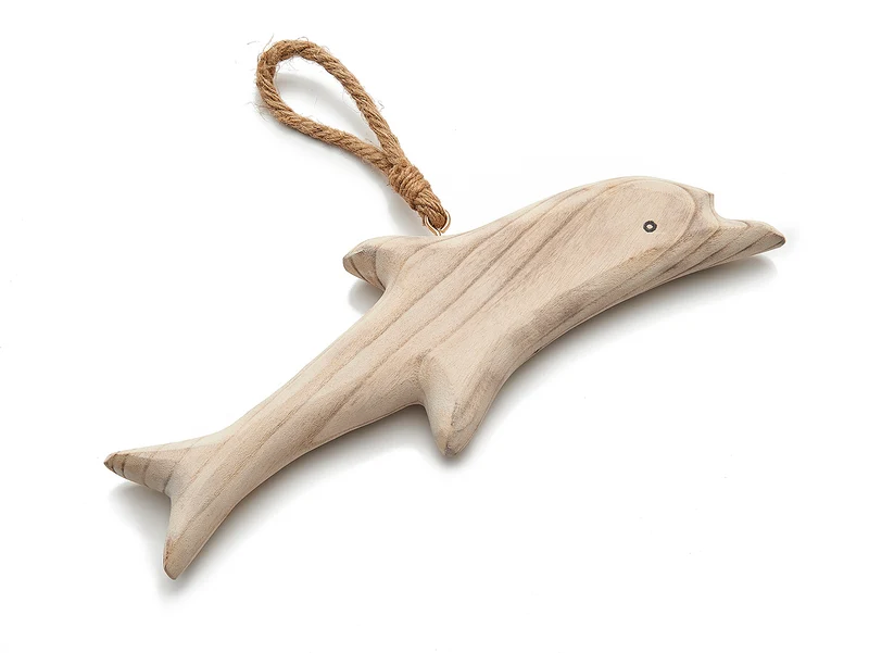 Paulownia dolphin 35x11cm