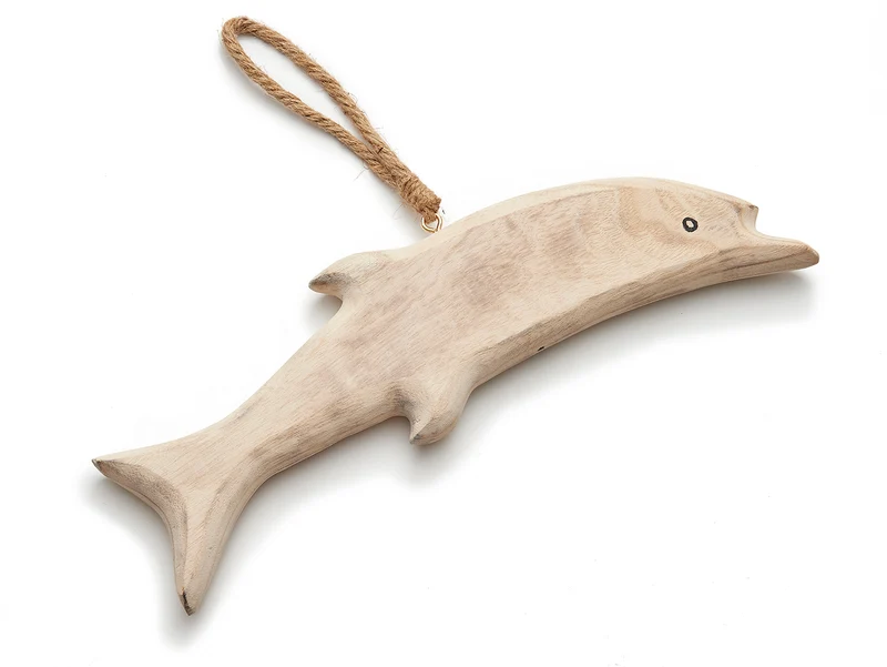 Paulownia dolphin 44x15cm