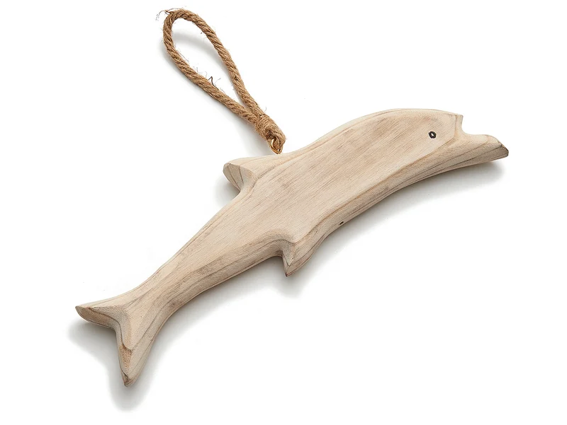 Paulownia dolphin 39x13cm