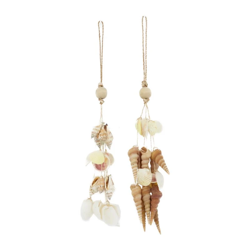 Garland shells nature 7x7x23cm Natural mix