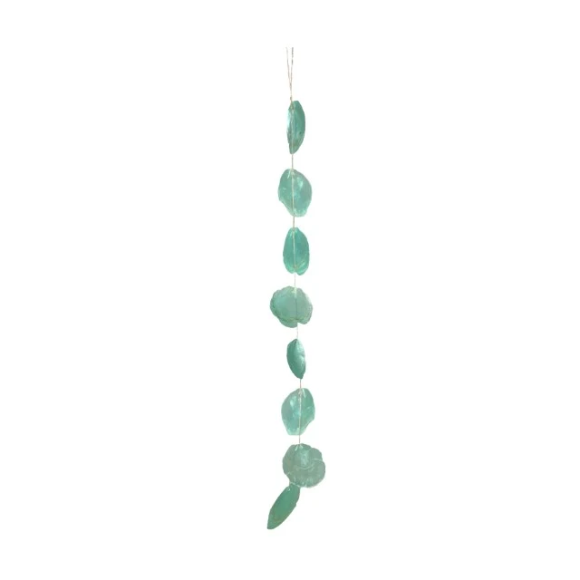 Garland capiz nature 10x1x100cm Green