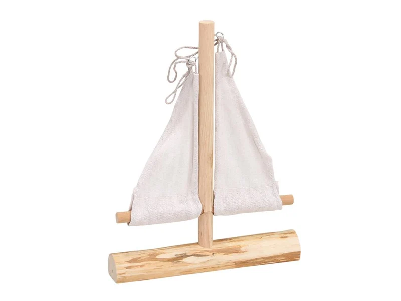 Houten boot/stand 20x5x25 cm