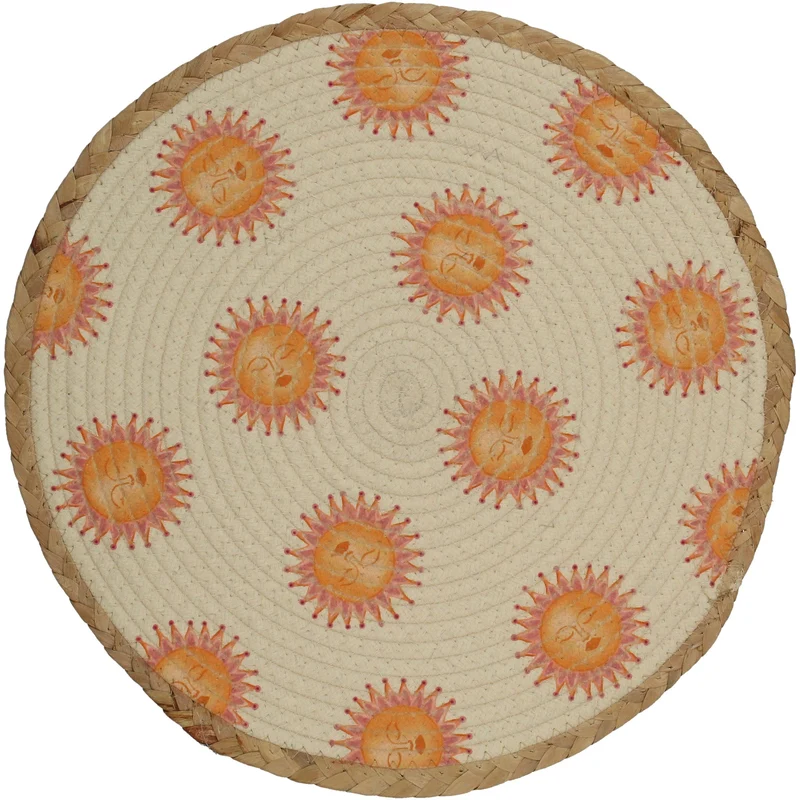 Placemat Sun Polyester Multi 38x38x0.6cm