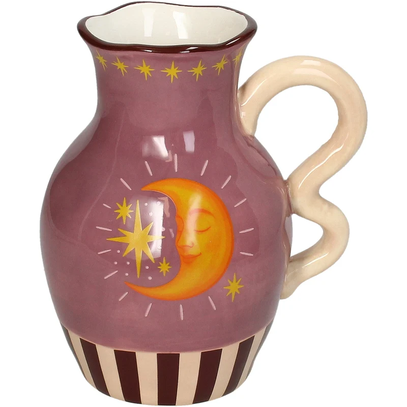 Vase Moon Dolomite Multi 16x12.2x18cm
