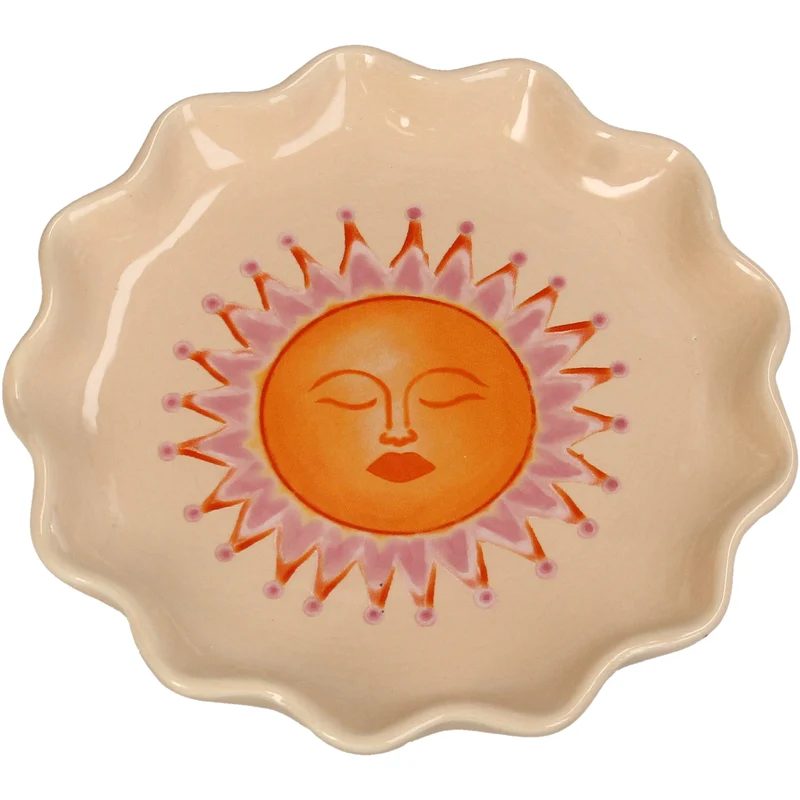 Trinket Dish Sun Dolomite Multi 15.5x15.5x2cm