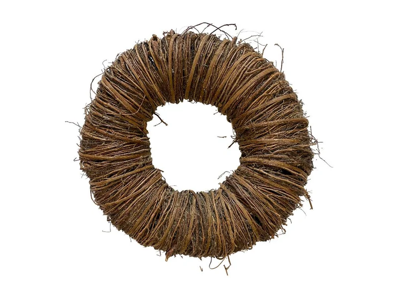 Twig wreath D30 H10cm natural