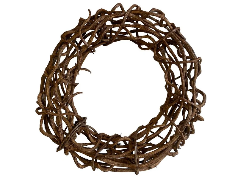 Vine Wreath Open 65cm Natural