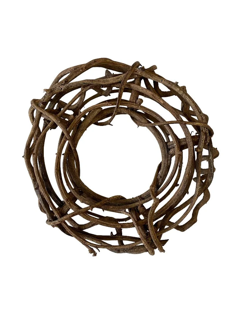 Vine Wreath Open 45cm Natural