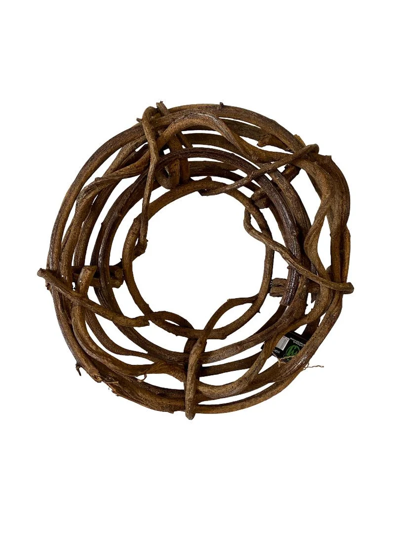 Vine Wreath Open 35cm Natural