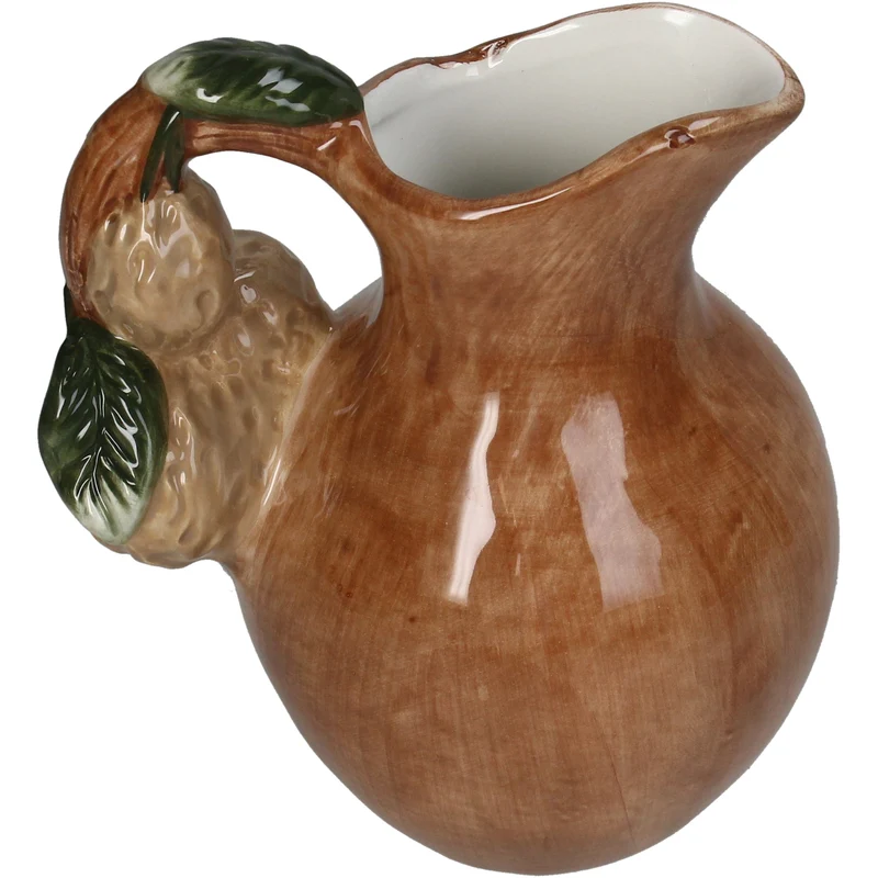 Vase Walnuts Dolomite Brown 14.2x11x17.2cm