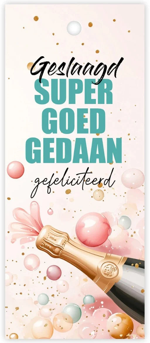 Pakje a 12 Kadokaartjes Geslaagd Super goed gedaan