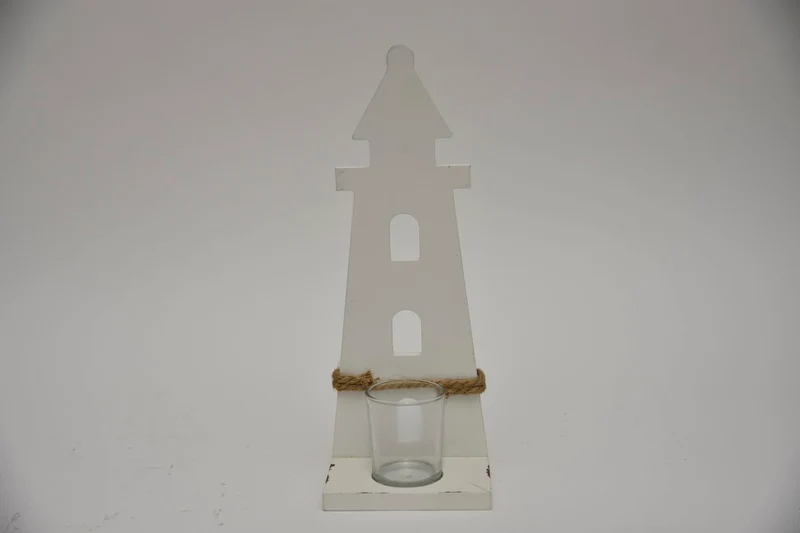 Windlicht Vuurtoren H31cm
