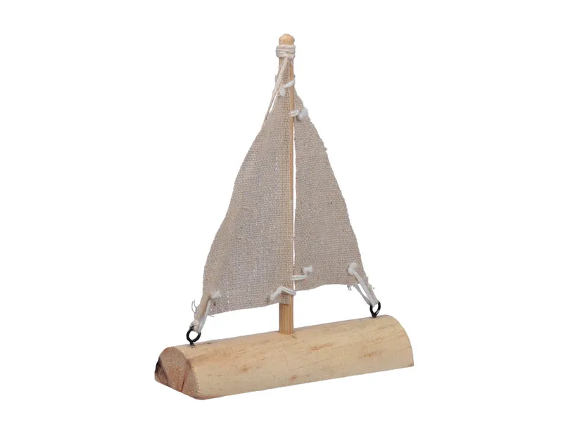 pc. 1 boat white/sand 10x3.5x13.5 cm