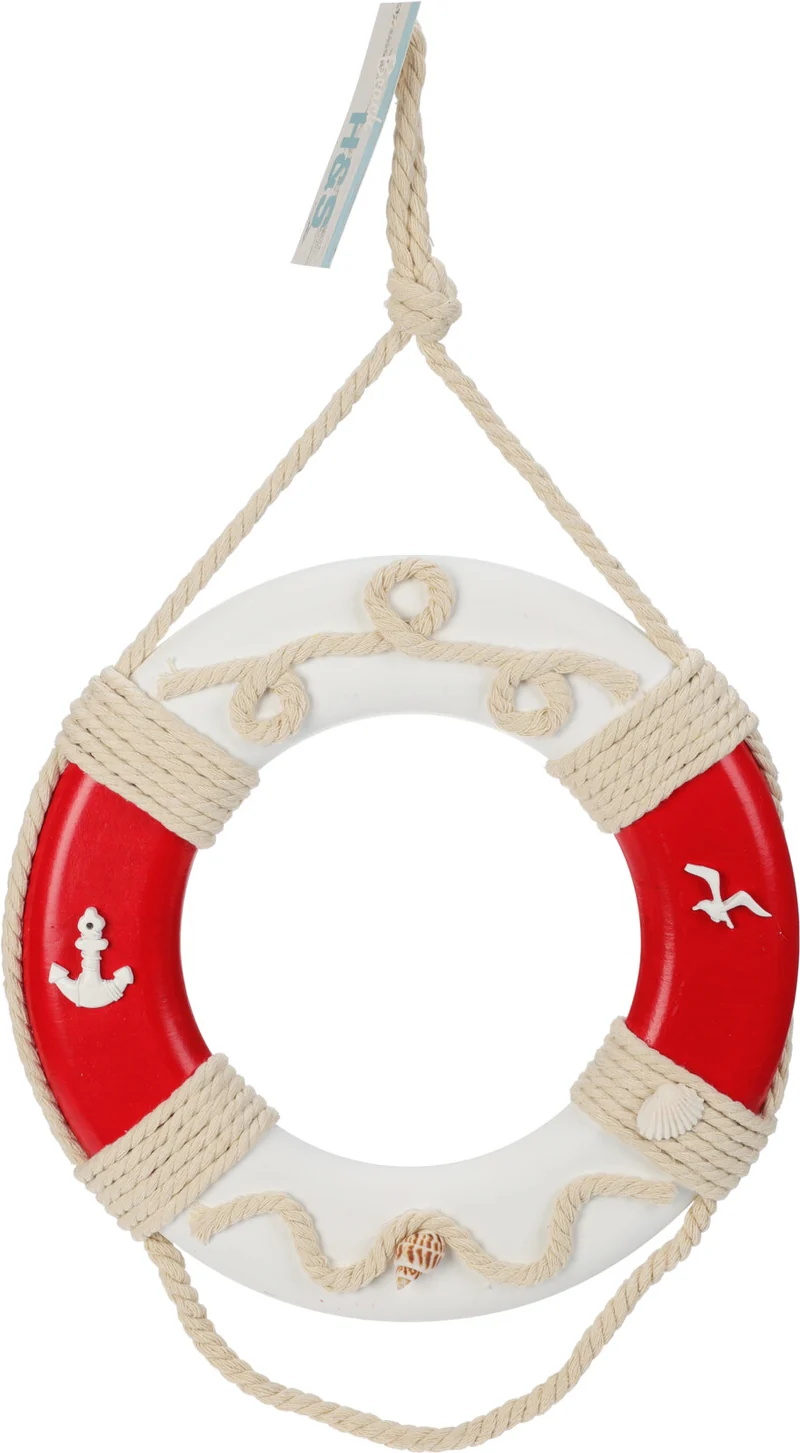 BOEI DIA 30CM ROOD WIT