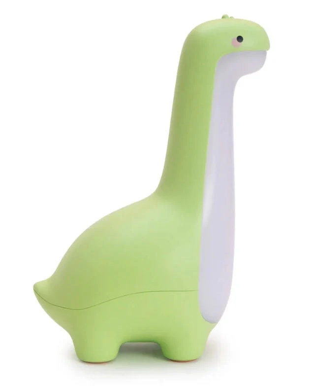 Nachtlamp dinosaurus dimbaar oplaadbaar groen 12,5x7,8x18cm