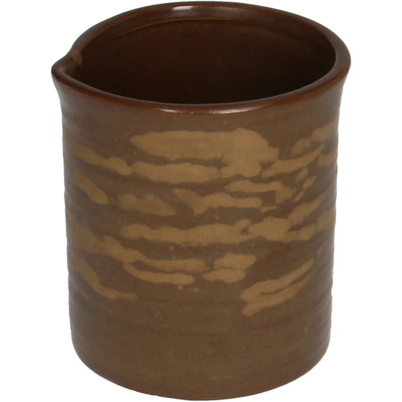 Vase Stoneware Brown 8.2x7x8.5cm