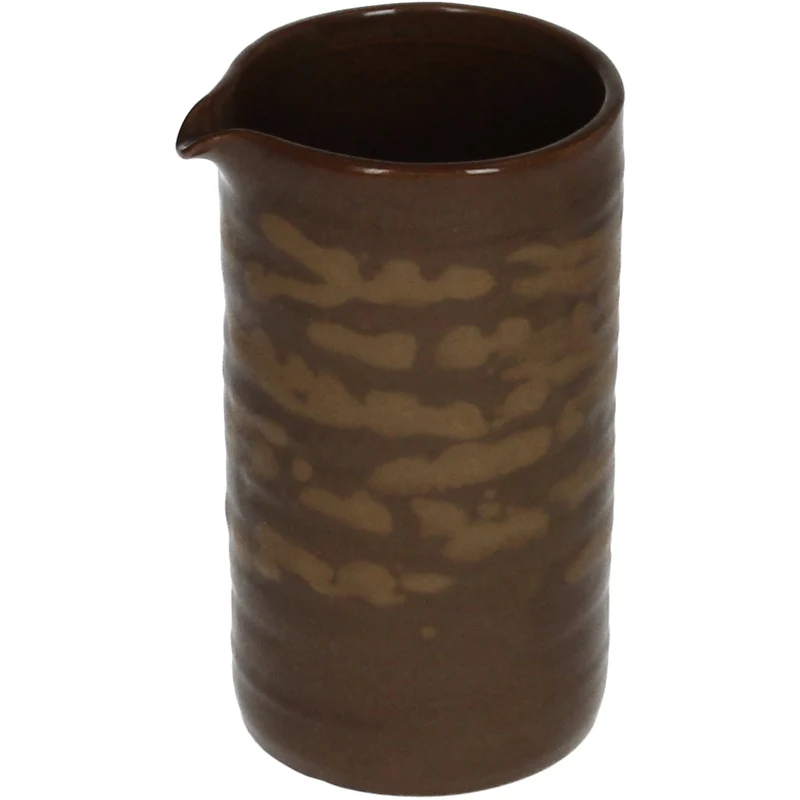 Vase Stoneware Brown 7x6x11cm