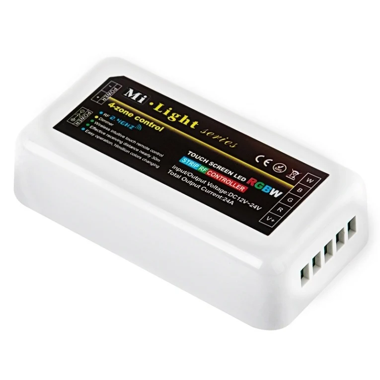 Slimme ontvanger voor ledstrip - 4 groepen - SINGLE COLOR