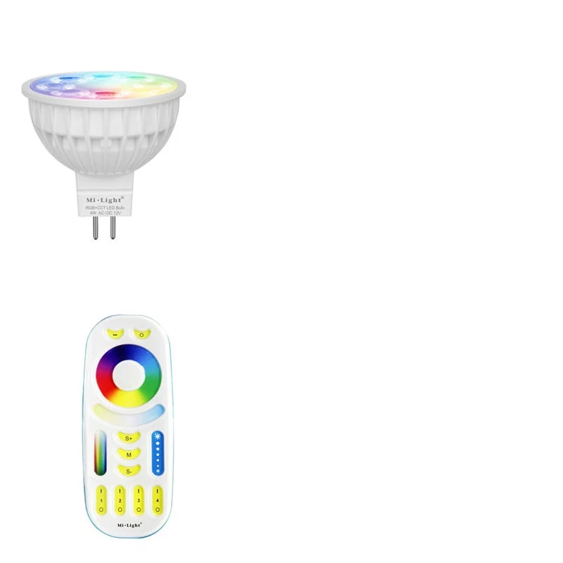 Beginners set - MR16- 1 wifi lamp - Kleur + DUAL WHITE