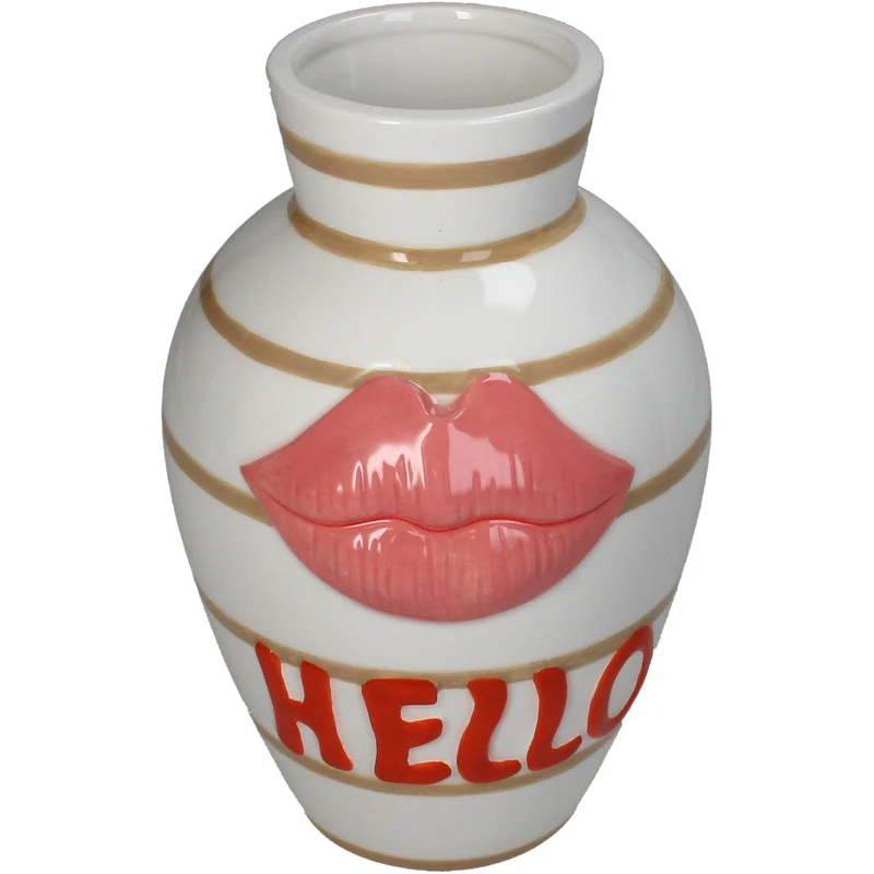 Vase Hello Dolomite Multi 14.1x13.3x20.3cm
