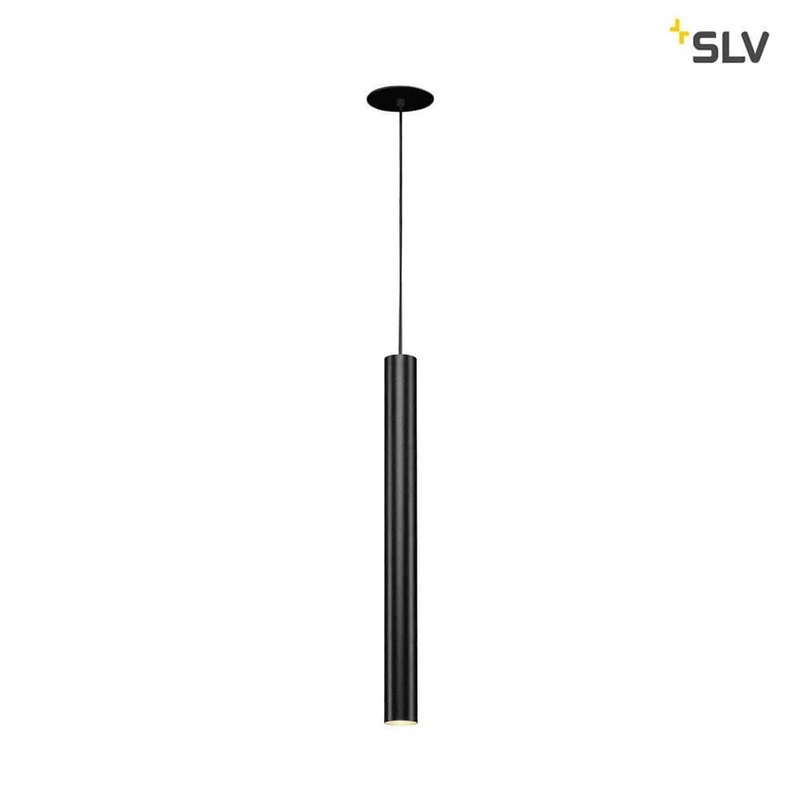 Helia 45 Pendelleuchte LED 3000K Schwarz flache Rosette 9W