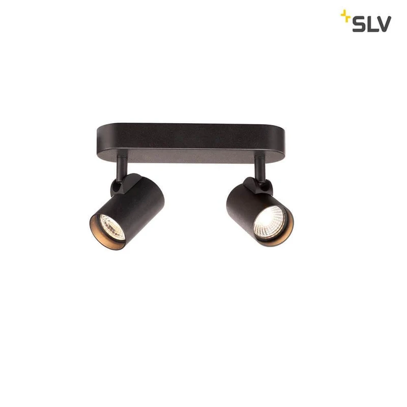 Helia LED Double Wand- & Deckenleuchte 3000K 35° Schwarz