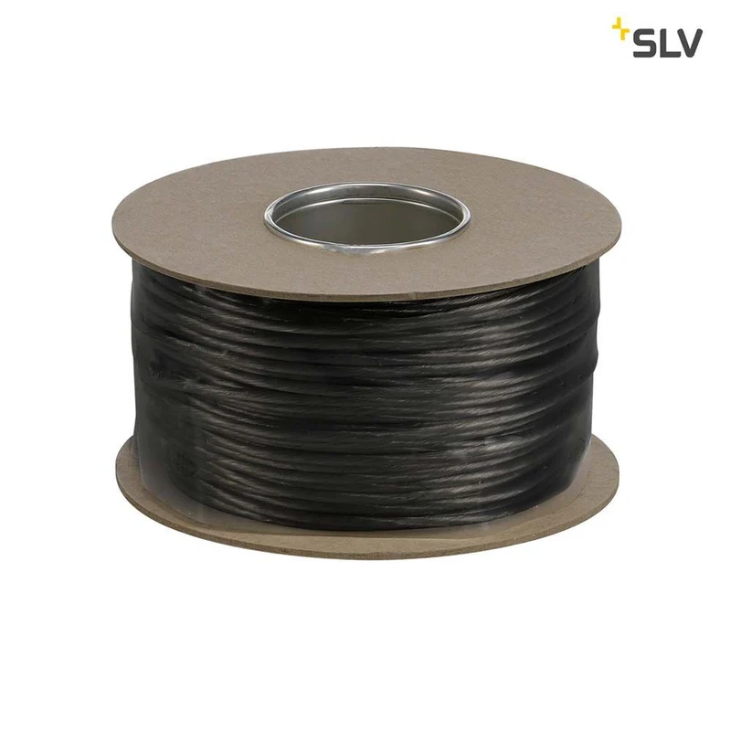 12V-Seil für Tenseo 12V-Seilsystem Schwarz 6mm² 100m
