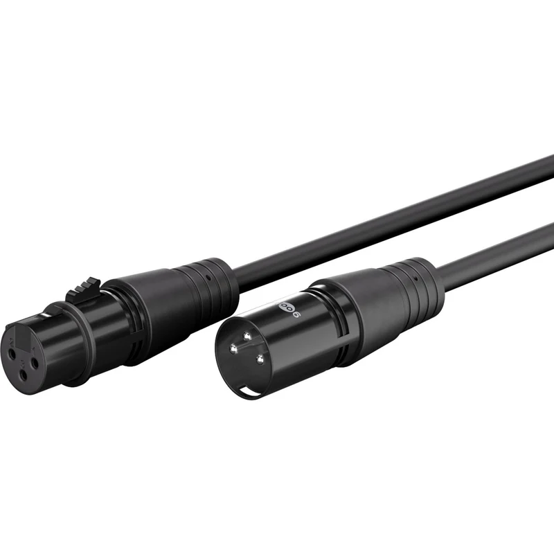 Goobay xlr-aansluitkabel (zwart, 10 meter)