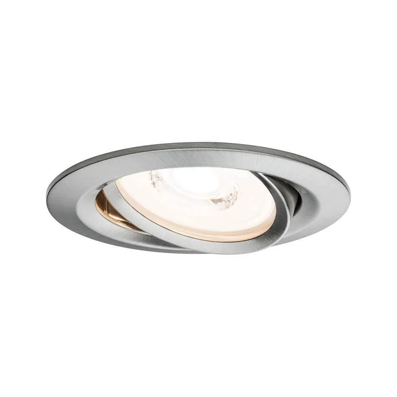 Premium EBL Set Reflector Coin rd schwb. Dimmbar LED 3x6,8W Alu
