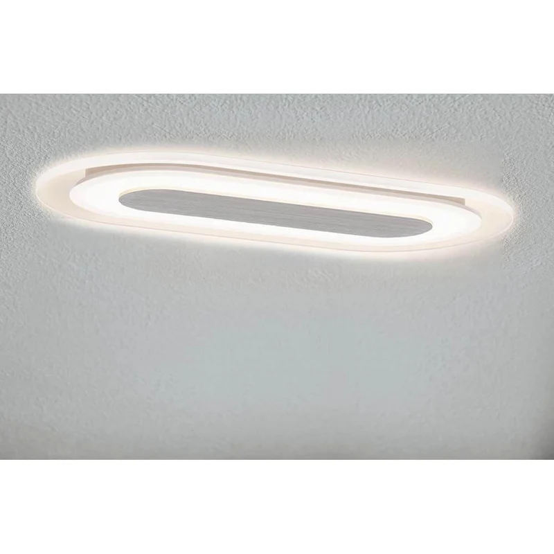 Premium EBL Set Whirl oval LED 1x8W 115x230mm Alu-Gedreht