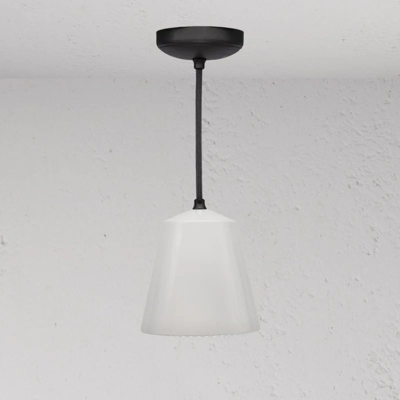 Richmond Medium Pendant Light Fine Porcelain - Bronze