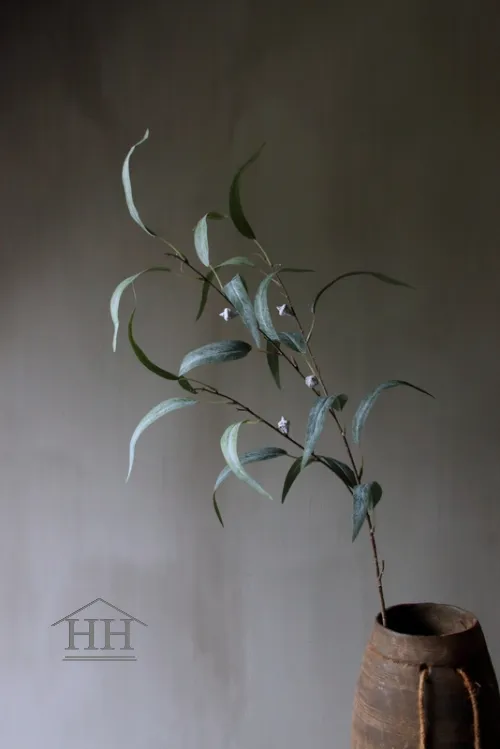Kunst eucalyptus tak S met vruchten