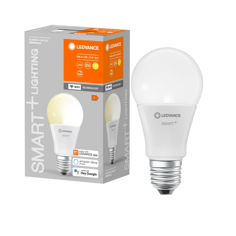 Ledvance Smart+ WiFi Classic LED Lamp E27 - 9W