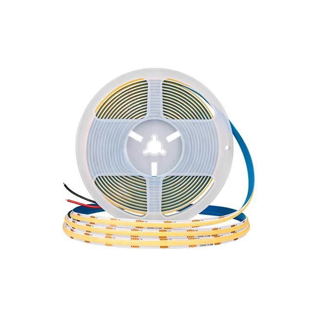 Complete Set | 5M COB LED Strip 8mm | 12 Volt | IP20 | 10 Watt/M | 950 Lm/M | Draadloos dimbaar