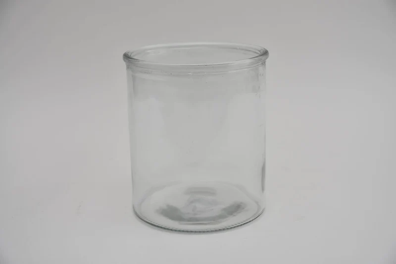 Glaspot cilinder helder D15 H18cm