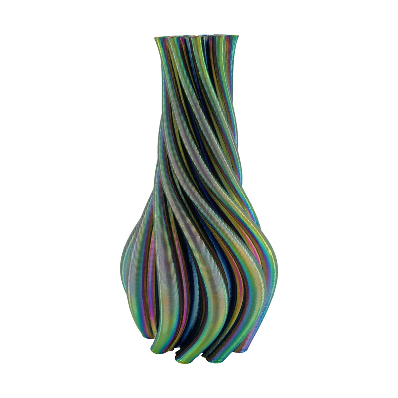 Vase 3D ceramic 21x21x40cm Mixed
