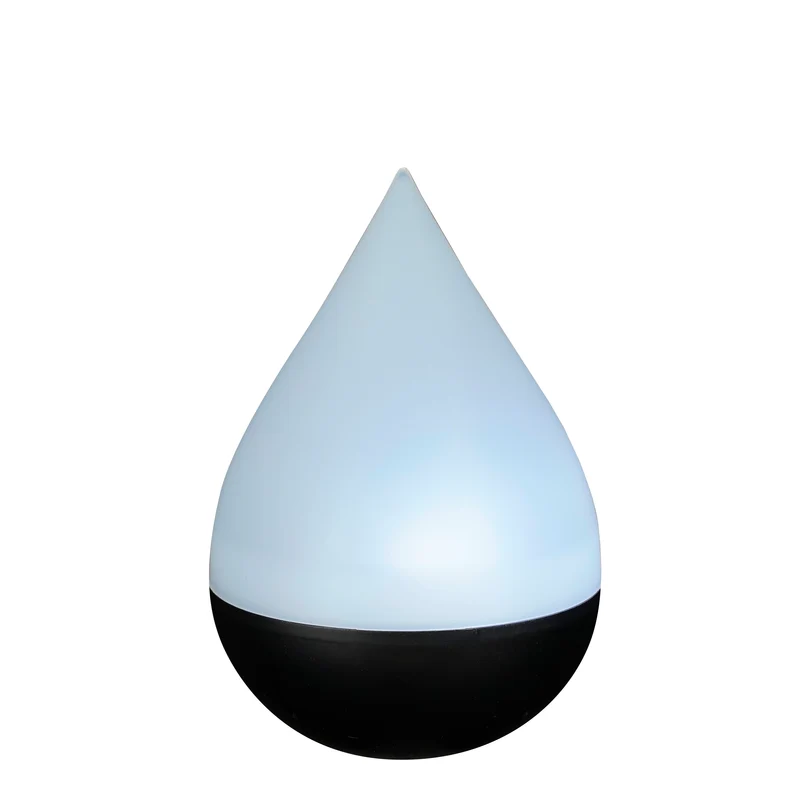 Solar lamp drop white white led - h20xd14,5cm