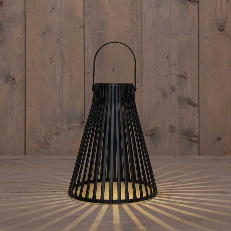 HANGLAMP SOLAR 1 LED 20X20X24CM ZWART